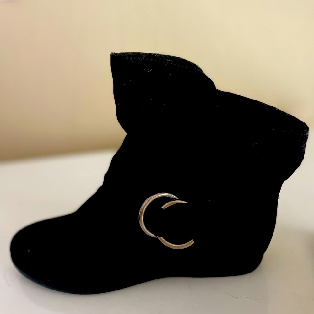 Kohl’s Ankle Boots Size 5.5 Women’s Black RN#73277